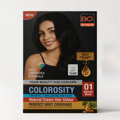 BC+ Beauty Concern Hair Color (#01) Natural Black
