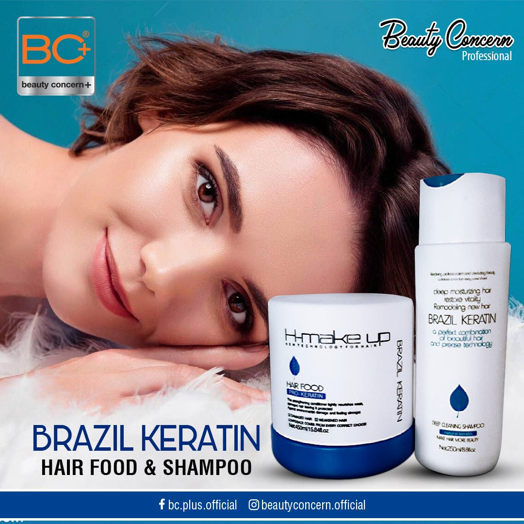 BC+ Brazil Keratin Hair Food & Shampoo