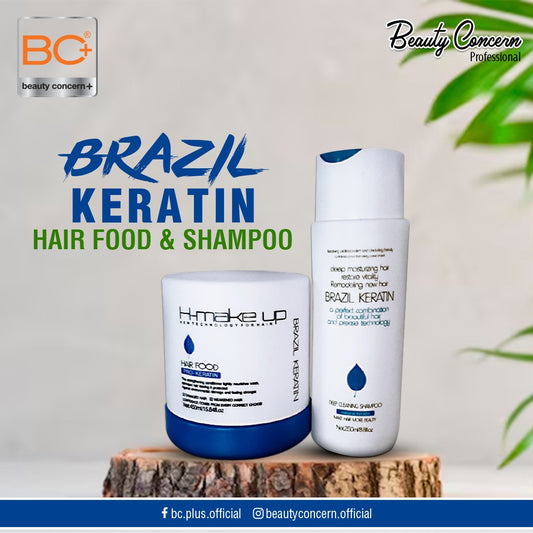 BC+ Brazil Keratin Hair Food & Shampoo