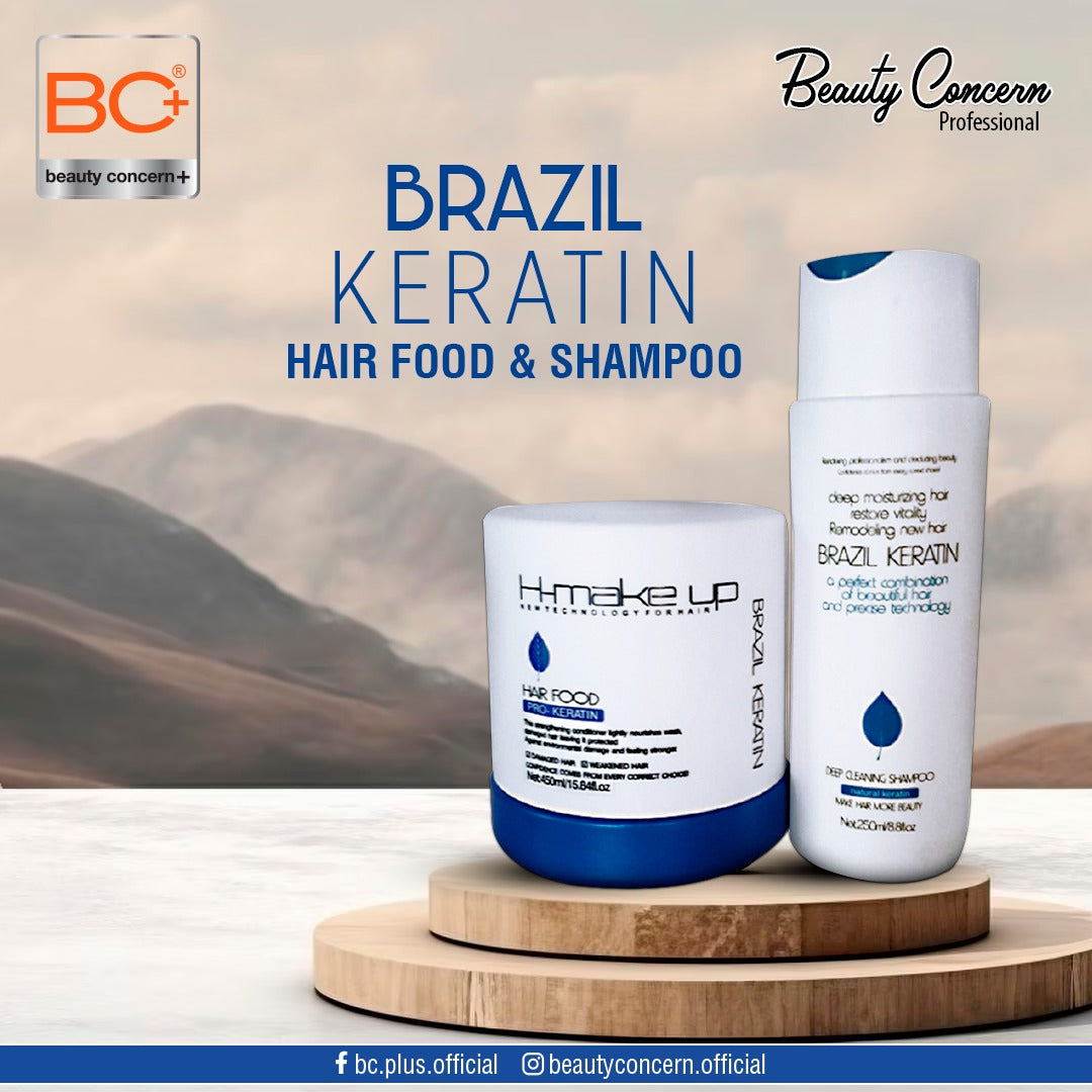 BC+ Brazil Keratin Hair Food & Shampoo