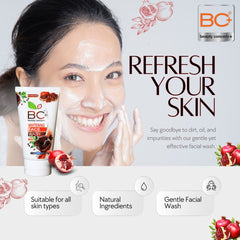 BC+ Pomegranate Facewash